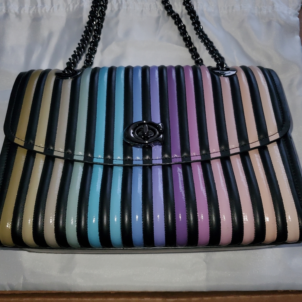 Ombre Coach Parker Quilted Handbag